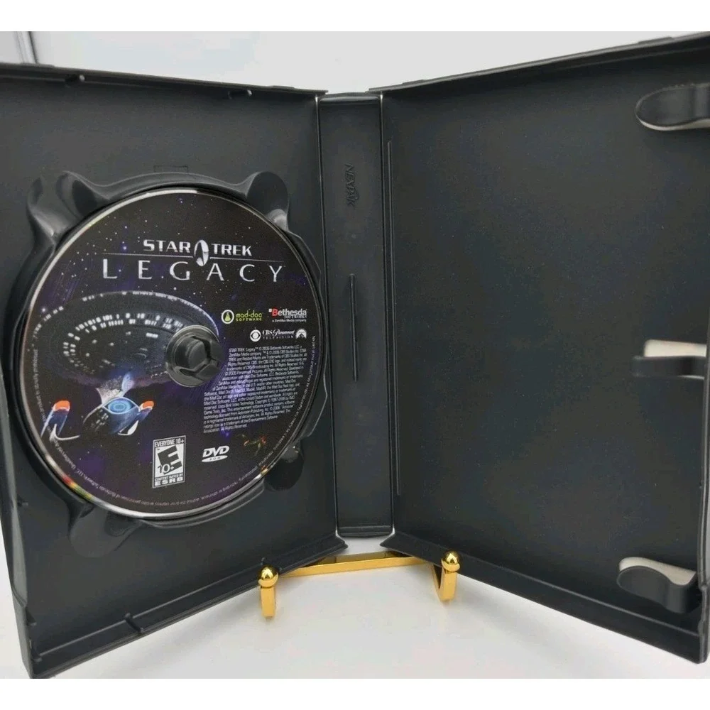 Star Trek Legacy PC 2006 Bethesda Video Game Box and Disk Only 093155120204